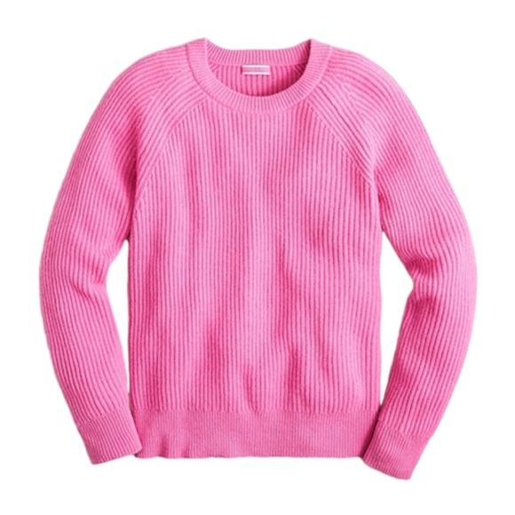 Ribbed Cashmere Oversized Crewneck - Picture 2 of 2